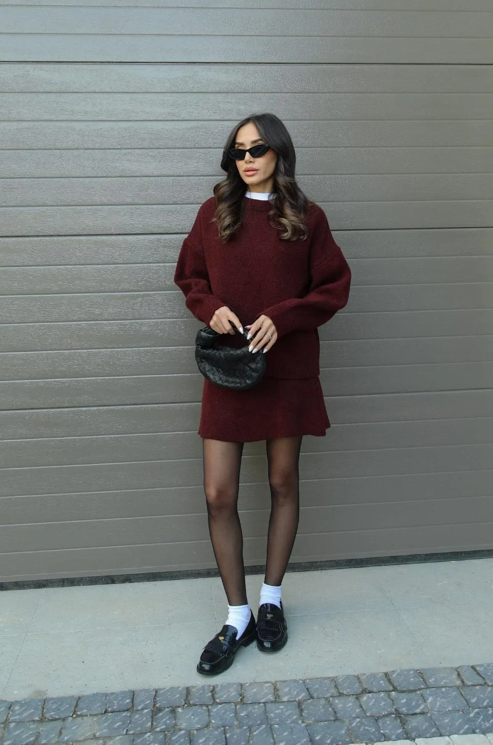 Knitted skirt suit（Top   skirt）