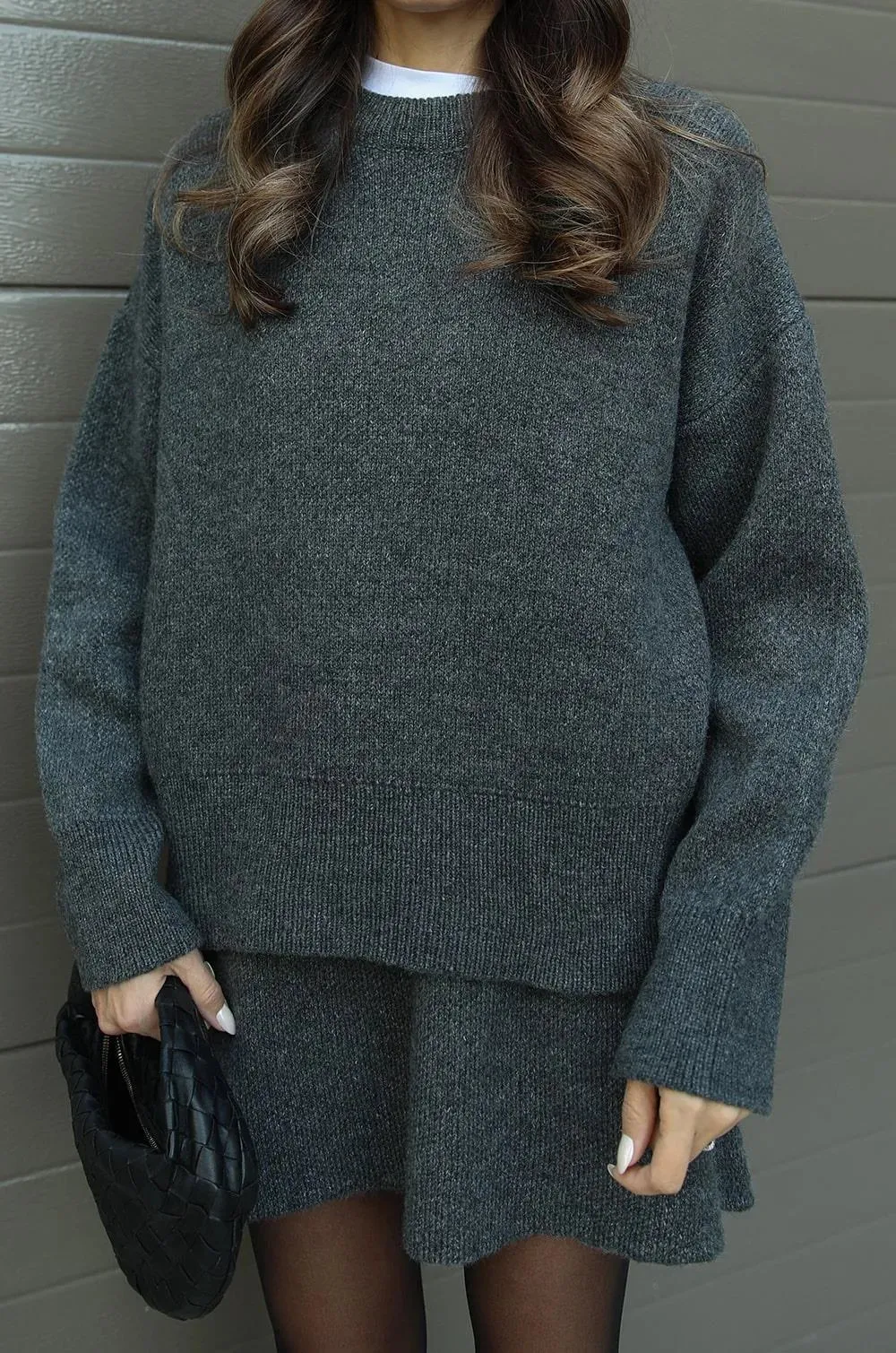Knitted skirt suit（Top   skirt）