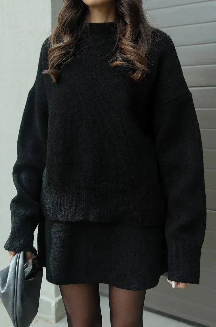 Knitted skirt suit（Top   skirt）