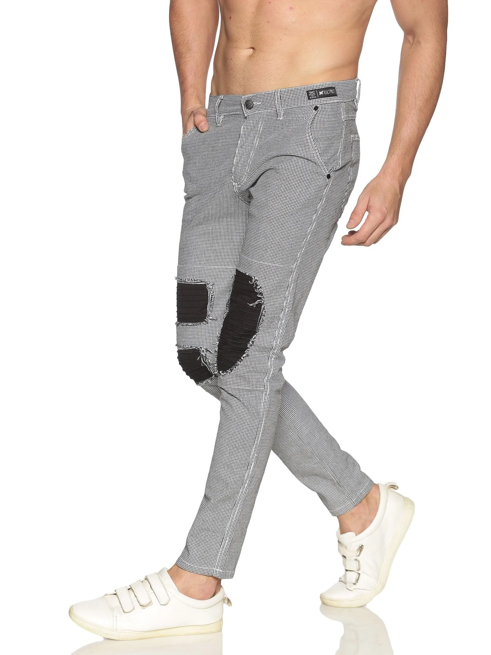 Kultprit Men's Trouser With Patch