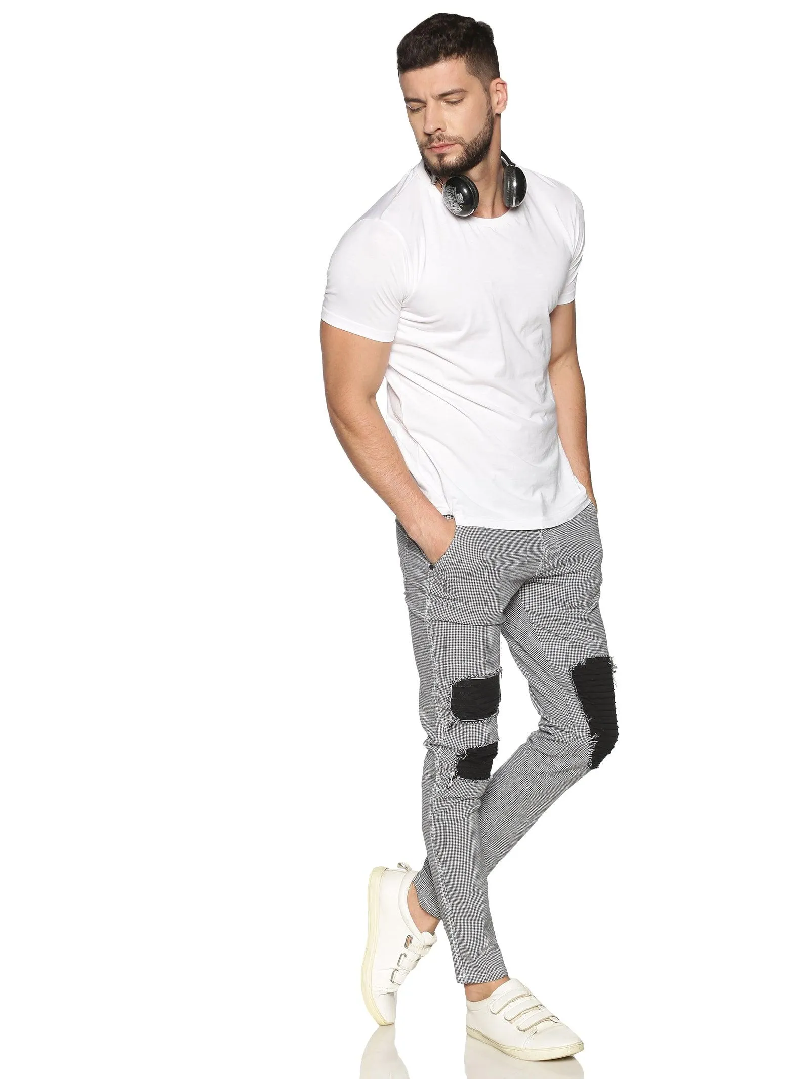Kultprit Men's Trouser With Patch