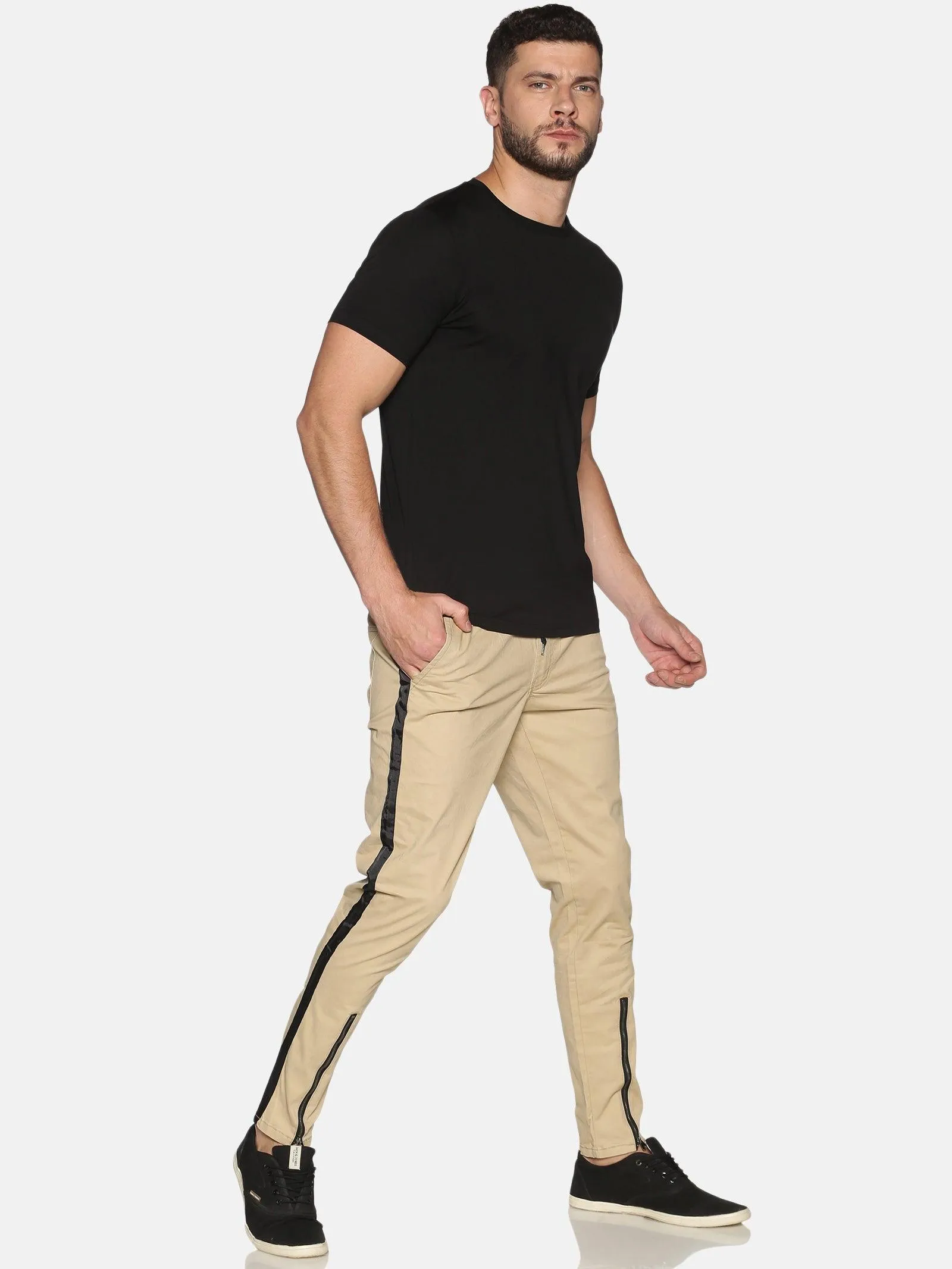 Kultprit Men's Trouser With Side Tape & Drawstring
