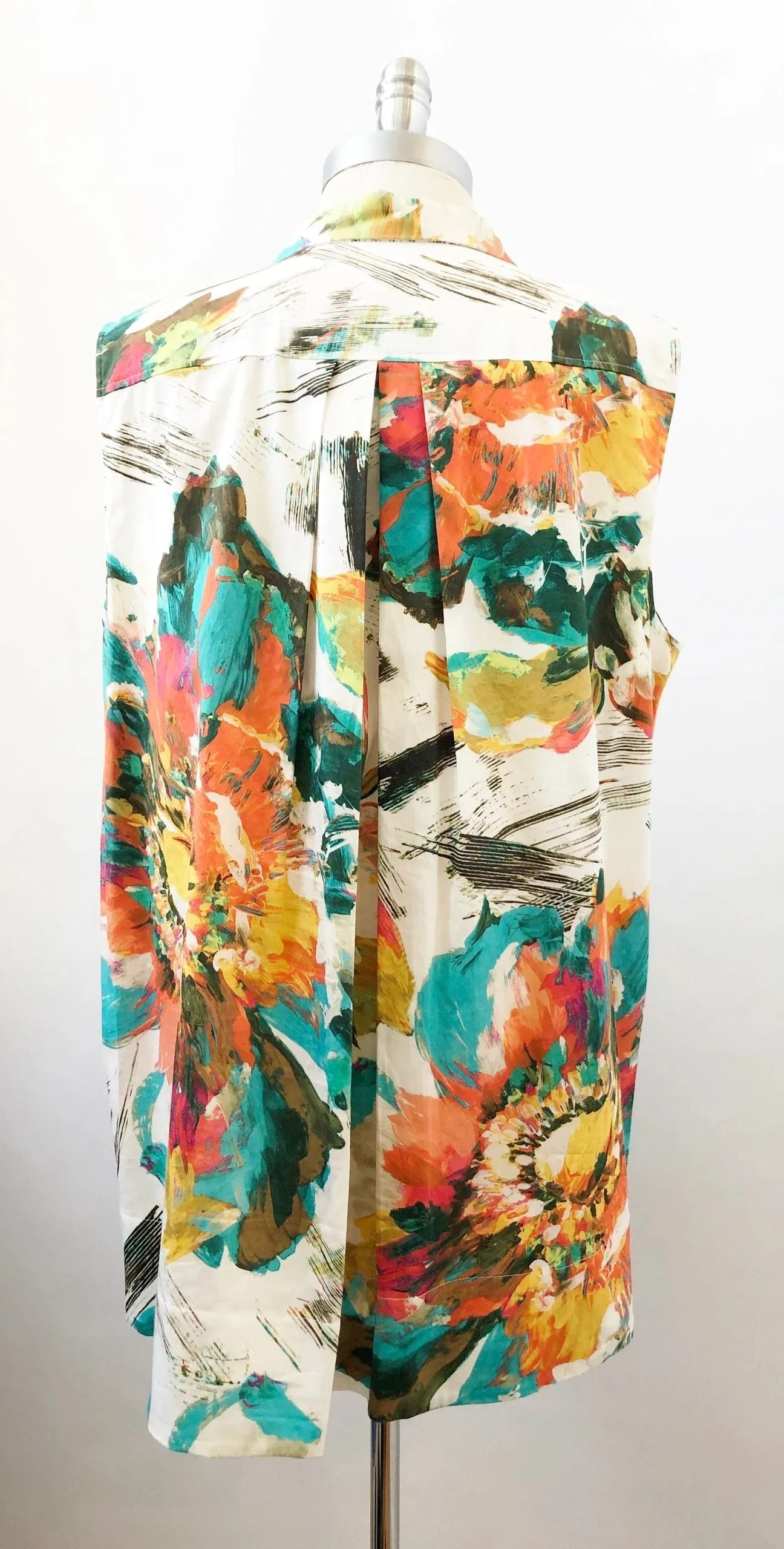 Lafayette 148 Sleeveless Blouse Size Xl