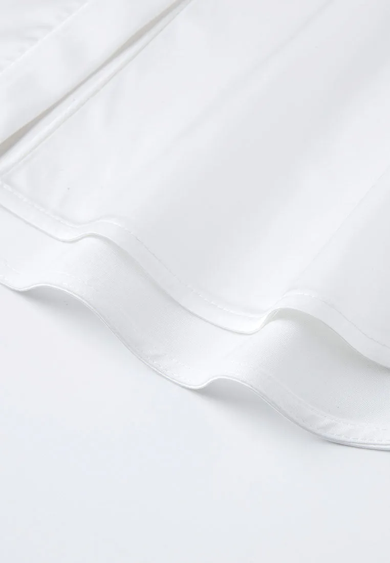 Lapelled Sleeveless Shirt