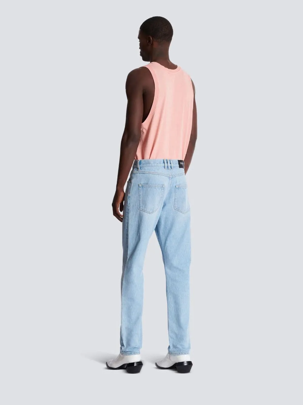 Light Blue Regular-Fit Denim Jeans