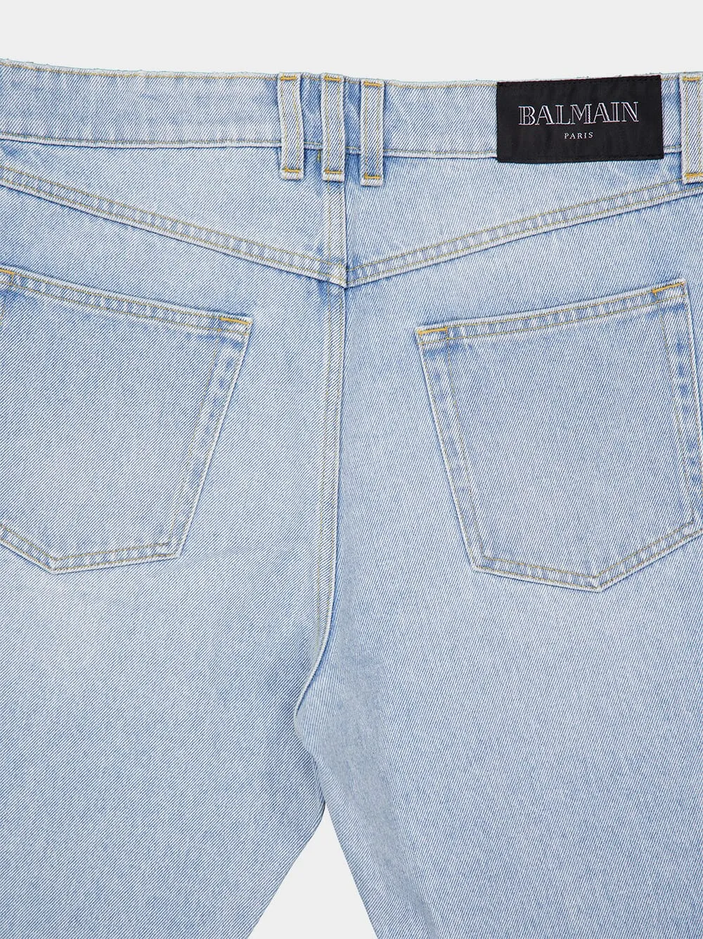 Light Blue Regular-Fit Denim Jeans