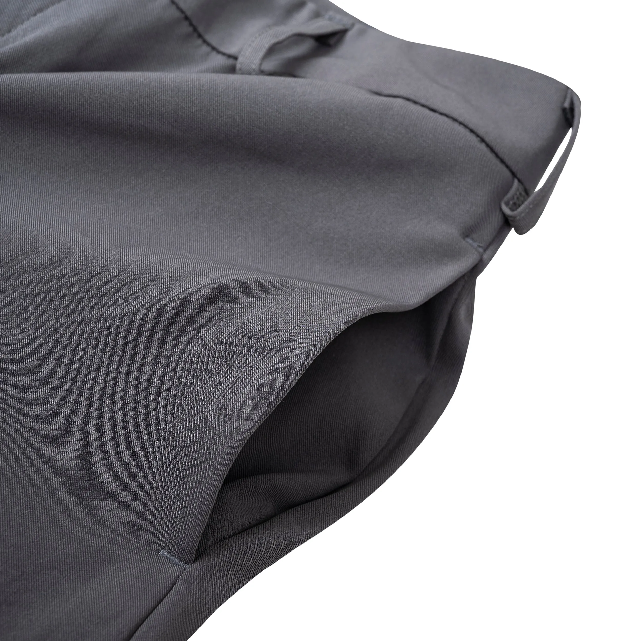 LIGHT GREY STRAP TROUSERS
