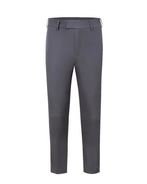 LIGHT GREY STRAP TROUSERS