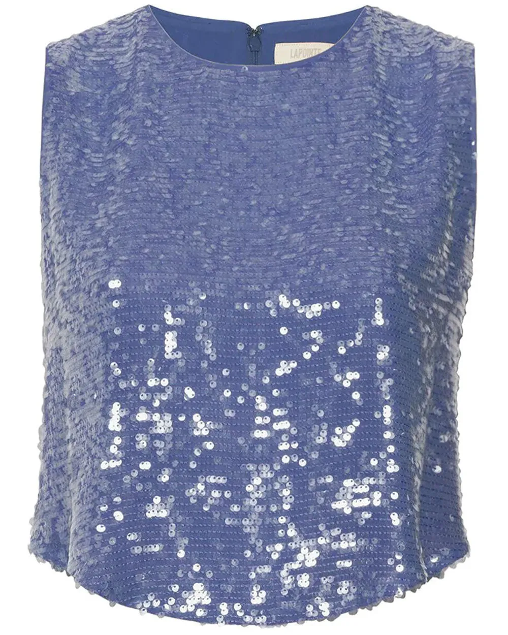 Lilac Sequin Cropped Tank