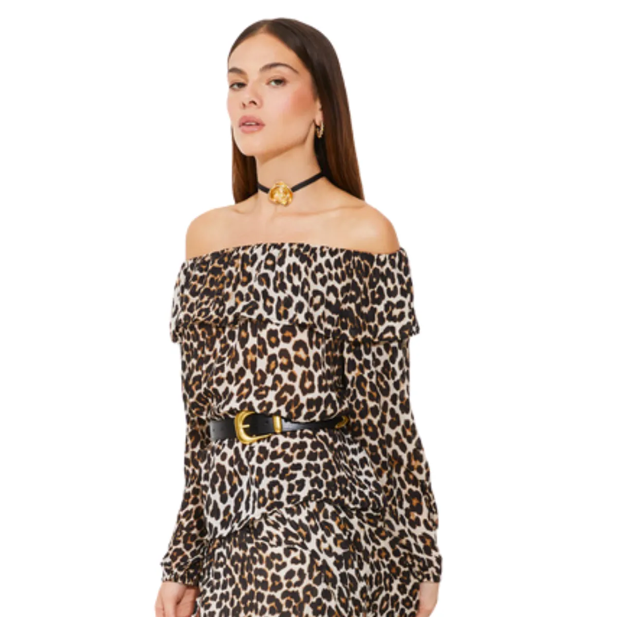 Lola Top Leopard Print