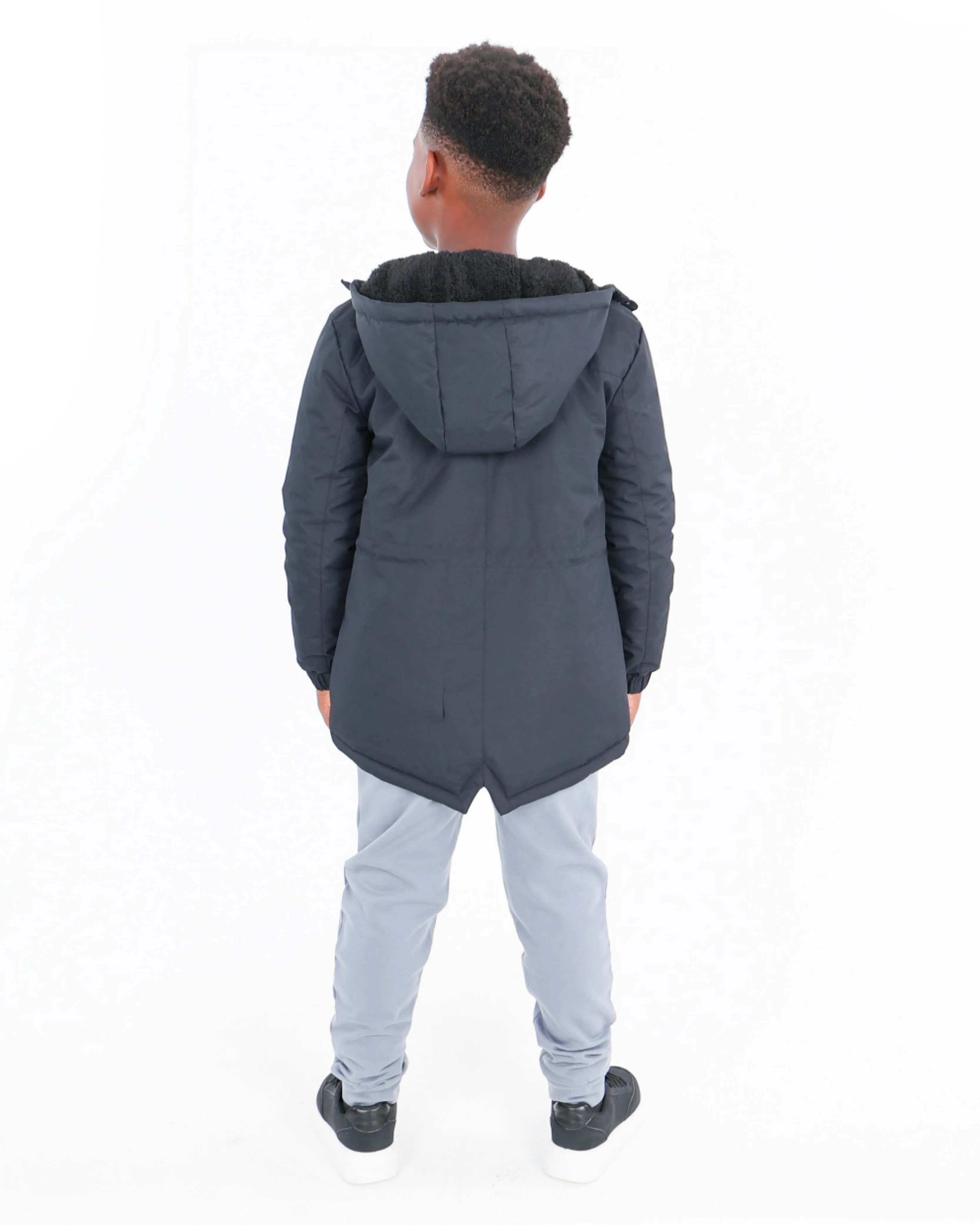 Longer Length Hooded Parka