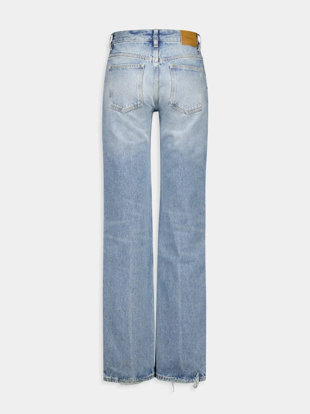 Low-Rise Sicily Blue Jeans