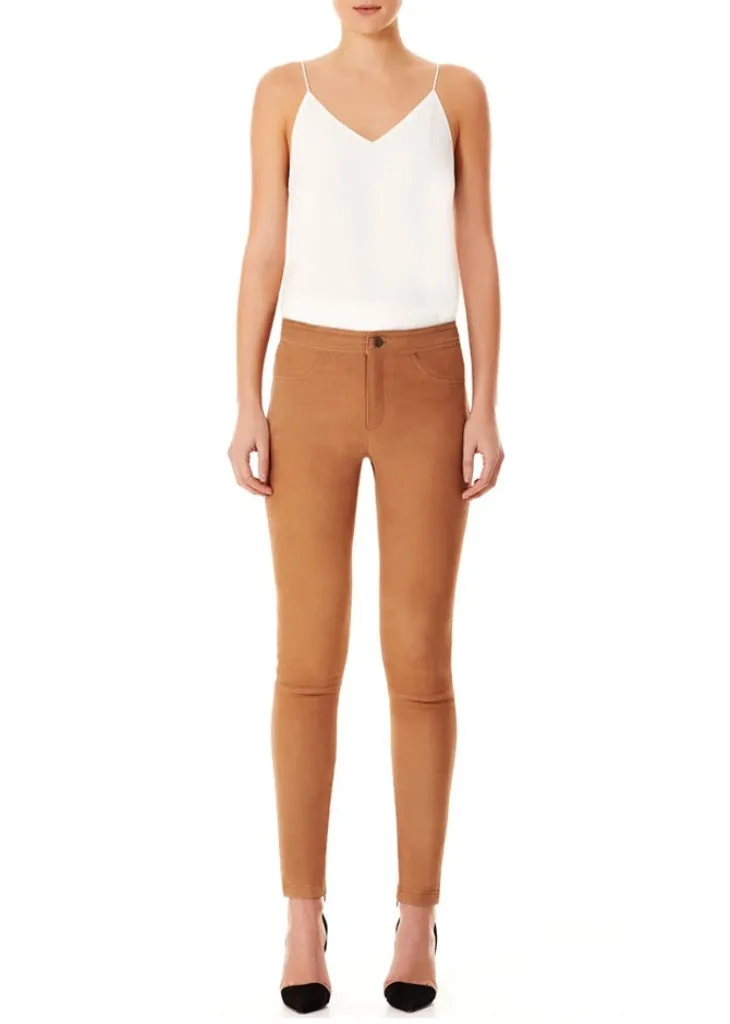 Luxe Deluxe Suede Iconic Skinny Pant
