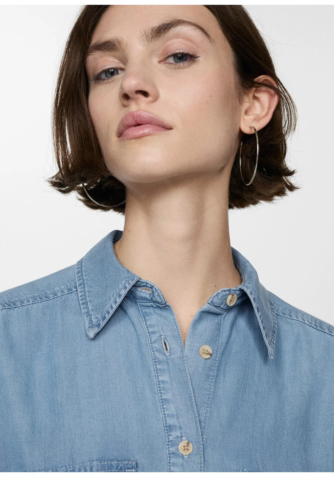 Lyocell sleeveless shirt