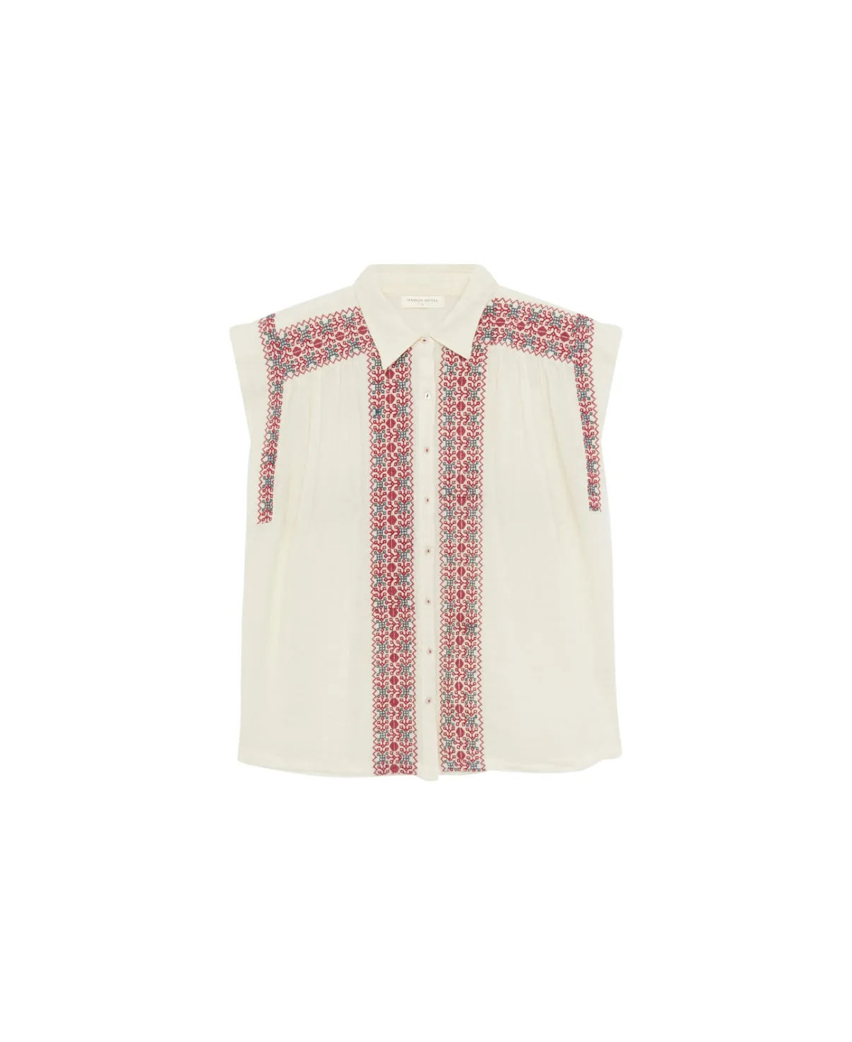 Mafalda Blouse - Red Wine