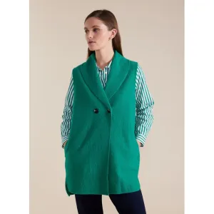 MARCO POLO LONGLINE BOILED WOOL VEST