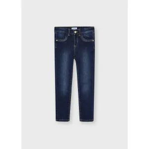 Mayoral Basic Skinny Denim Pants Girl - Dark Wash