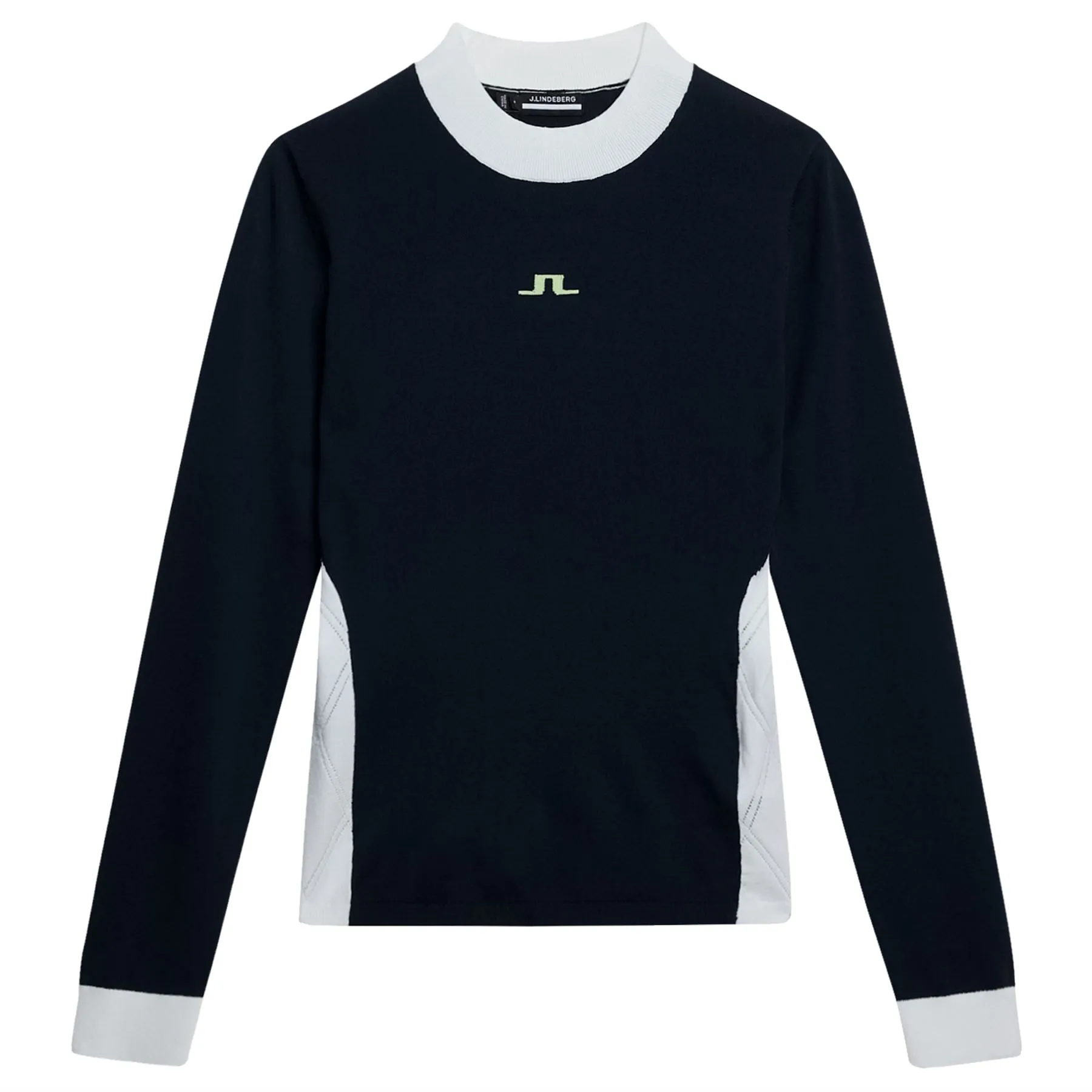 Meadow Mock Neck Knitted Sweater JL Navy