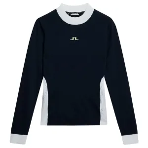 Meadow Mock Neck Knitted Sweater JL Navy
