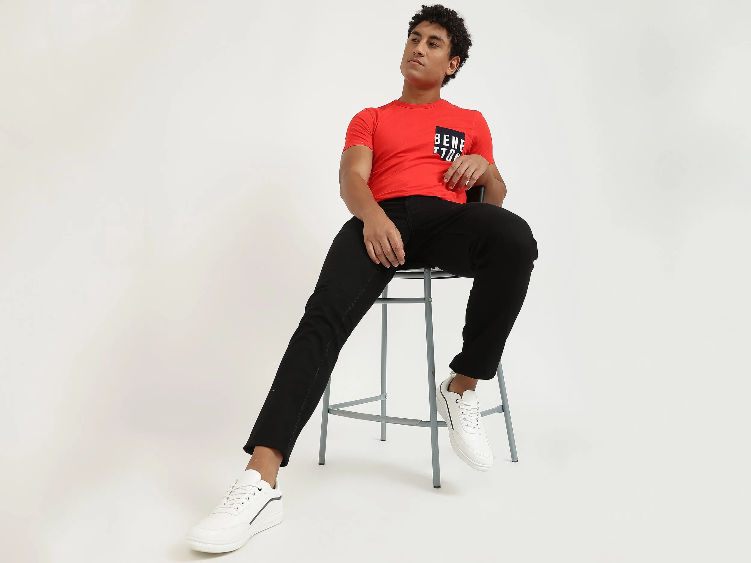 Men Solid Skinny Fit Jeans