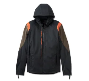 Men's Junction Triple Vent System 2.0 Riding Jacket - Harley Black & Black Olive