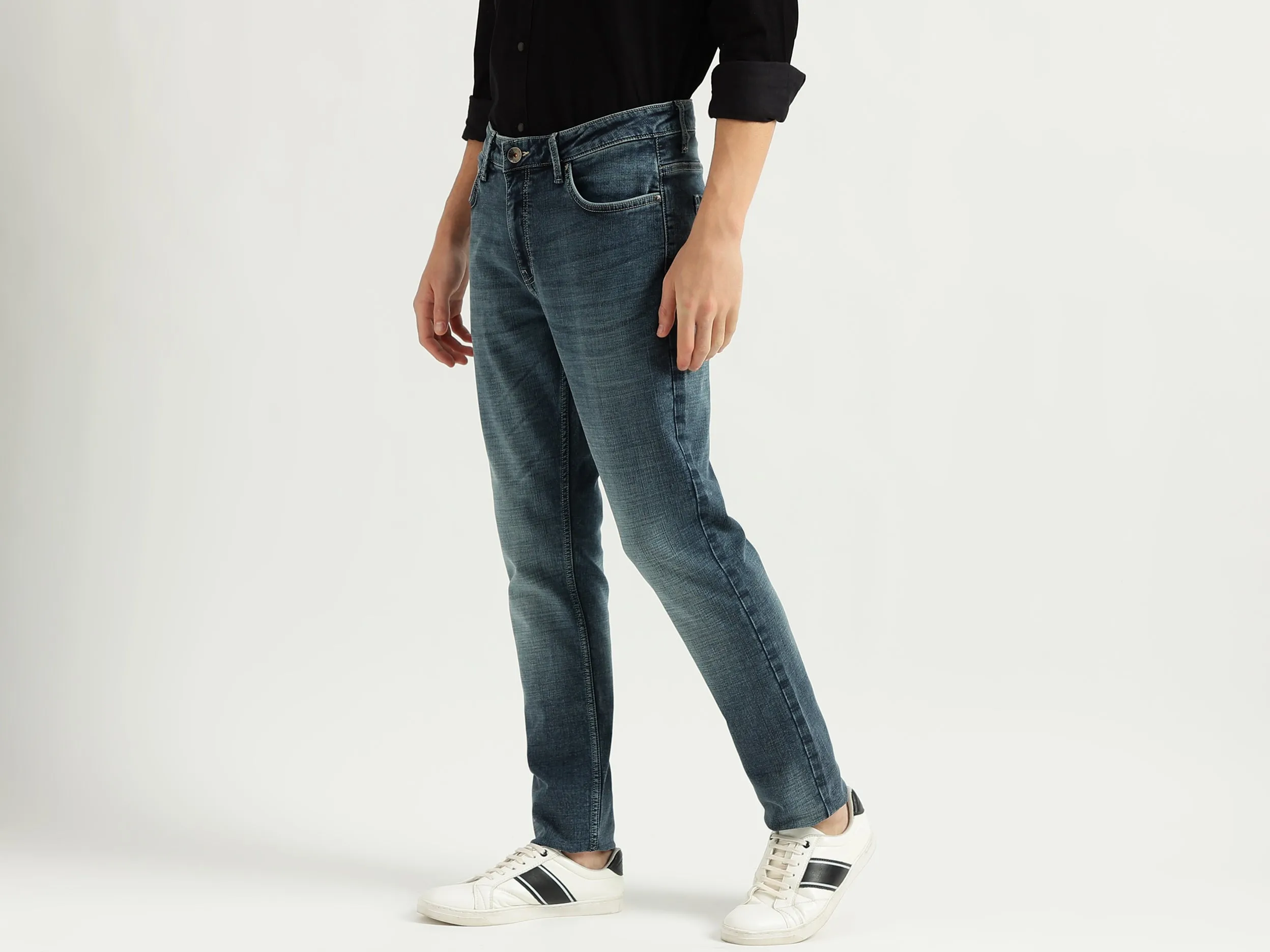 Men's Solid Skinny Fit Jeans