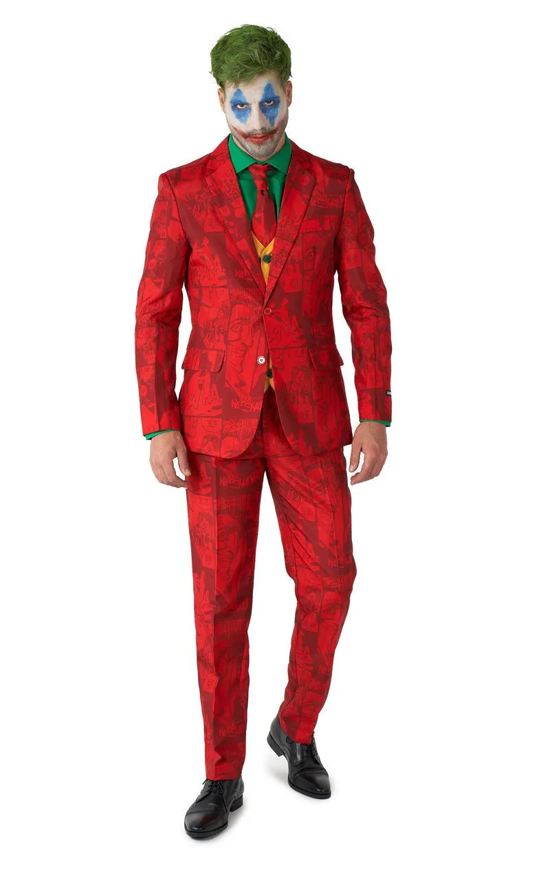 Mens SuitMeister Scarlet The Joker Suit
