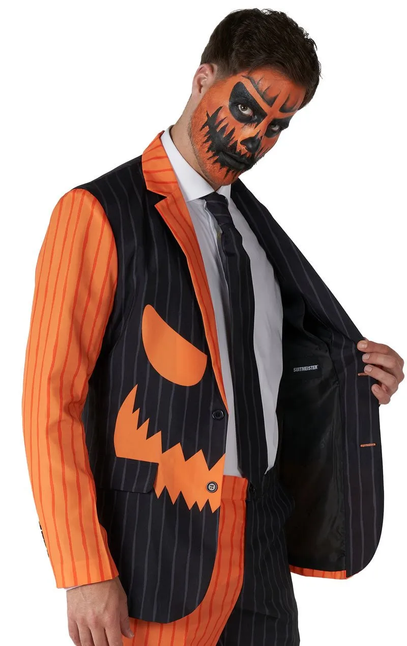 Mens SuitMesiter Jack-O Pinstripe Halloween Suit