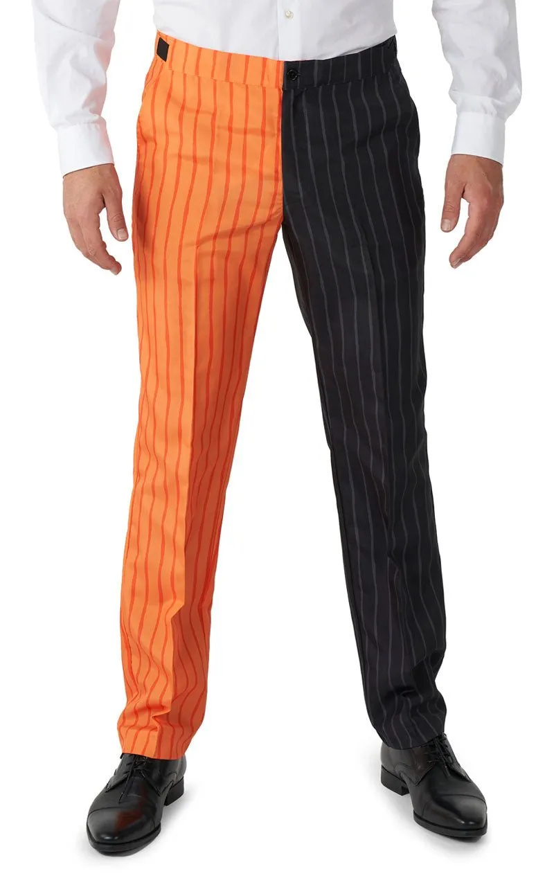 Mens SuitMesiter Jack-O Pinstripe Halloween Suit