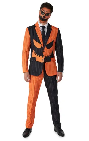 Mens SuitMesiter Jack-O Pinstripe Halloween Suit
