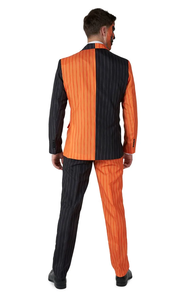 Mens SuitMesiter Jack-O Pinstripe Halloween Suit