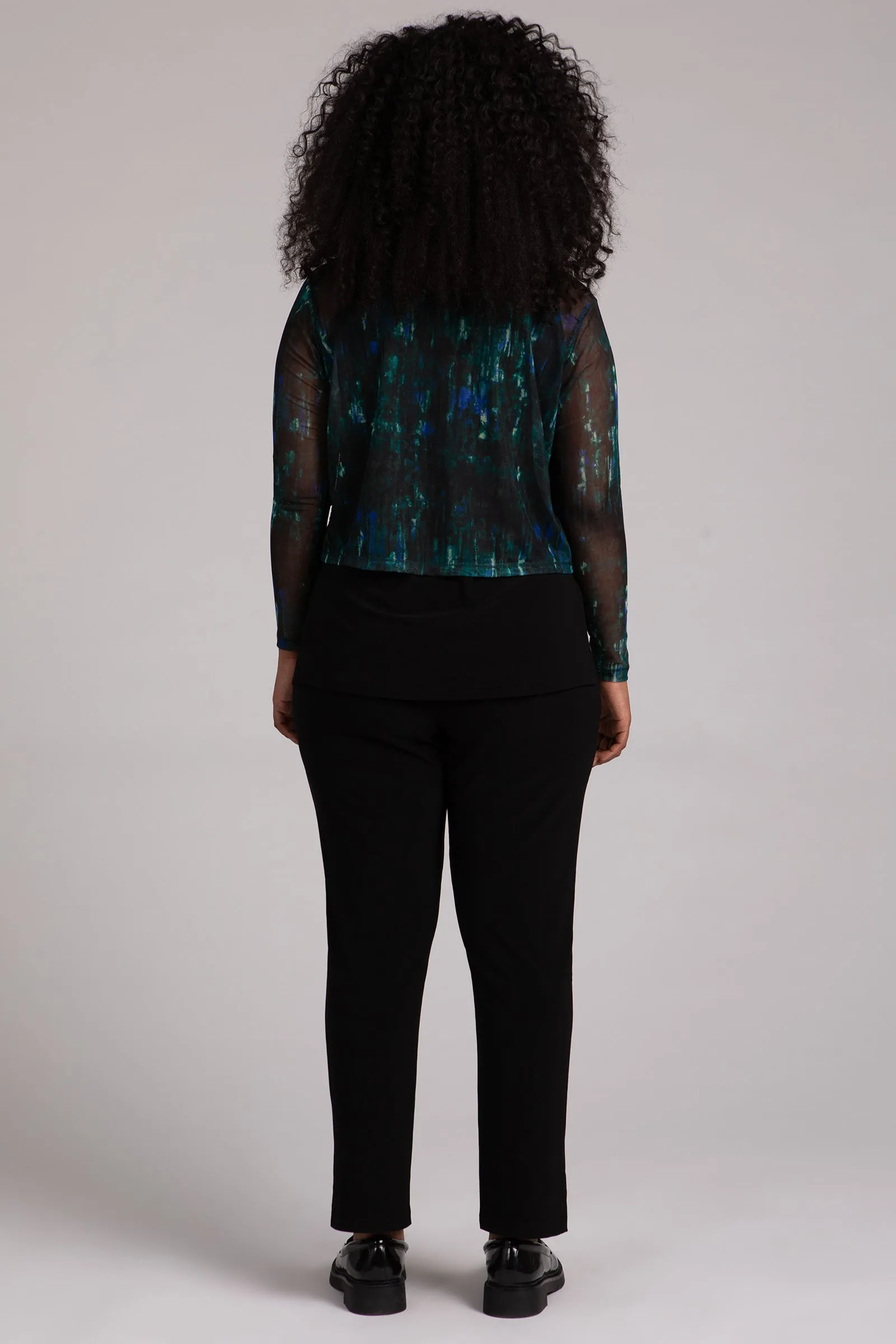 Mesh Go To Cropped T