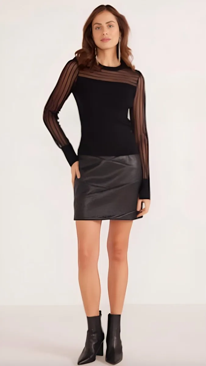 MINKPINK - Leena PU Mini Skirt