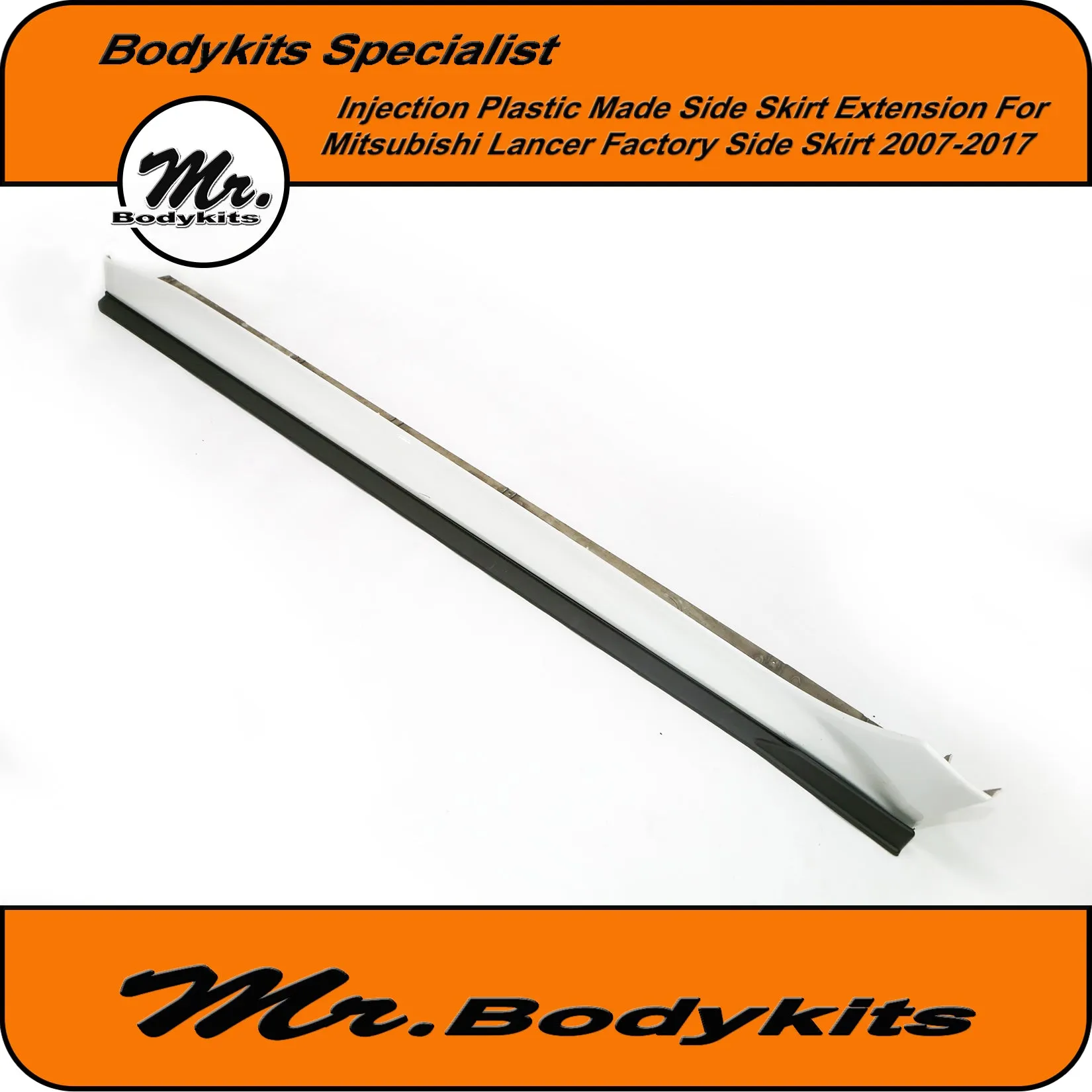 Mitsubishi Lancer (CJ CF) Side Skirts Extensions For Factory Side Skirt 2007-2017 by Mr Bodykits