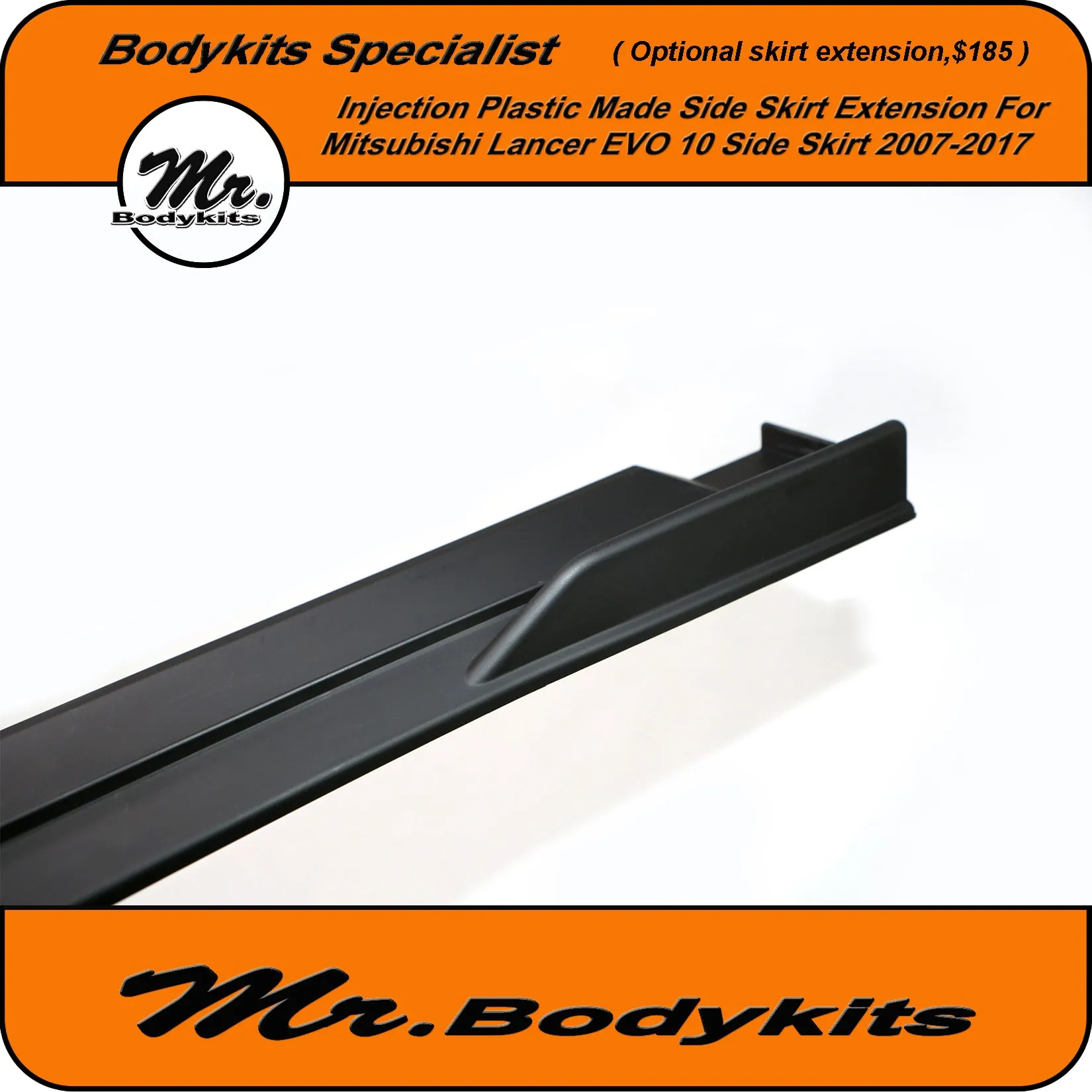 Mitsubishi Lancer Evolution X EVO-X Style Side Skirts Suit 2007-2017 CJ CF Sedan, Mr Bodykits