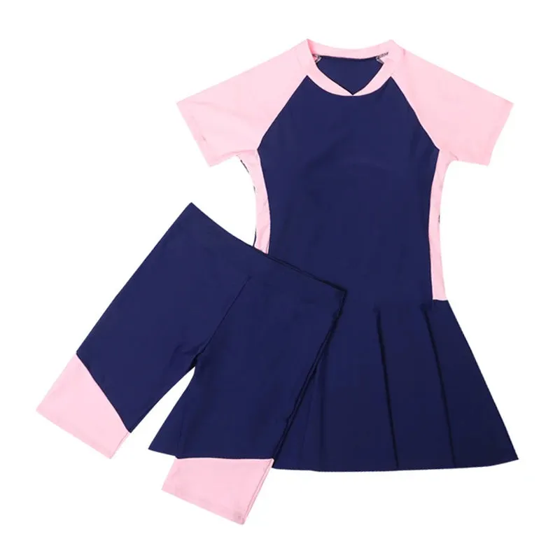 Modest Swimsuit With Skirt Beach Bathing Suits