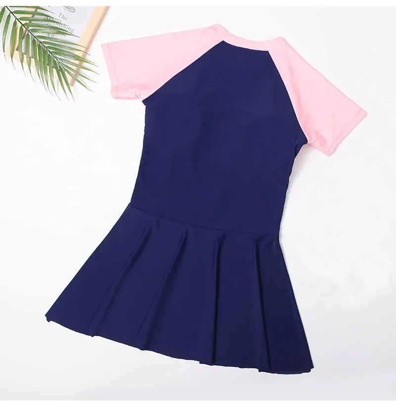Modest Swimsuit With Skirt Beach Bathing Suits
