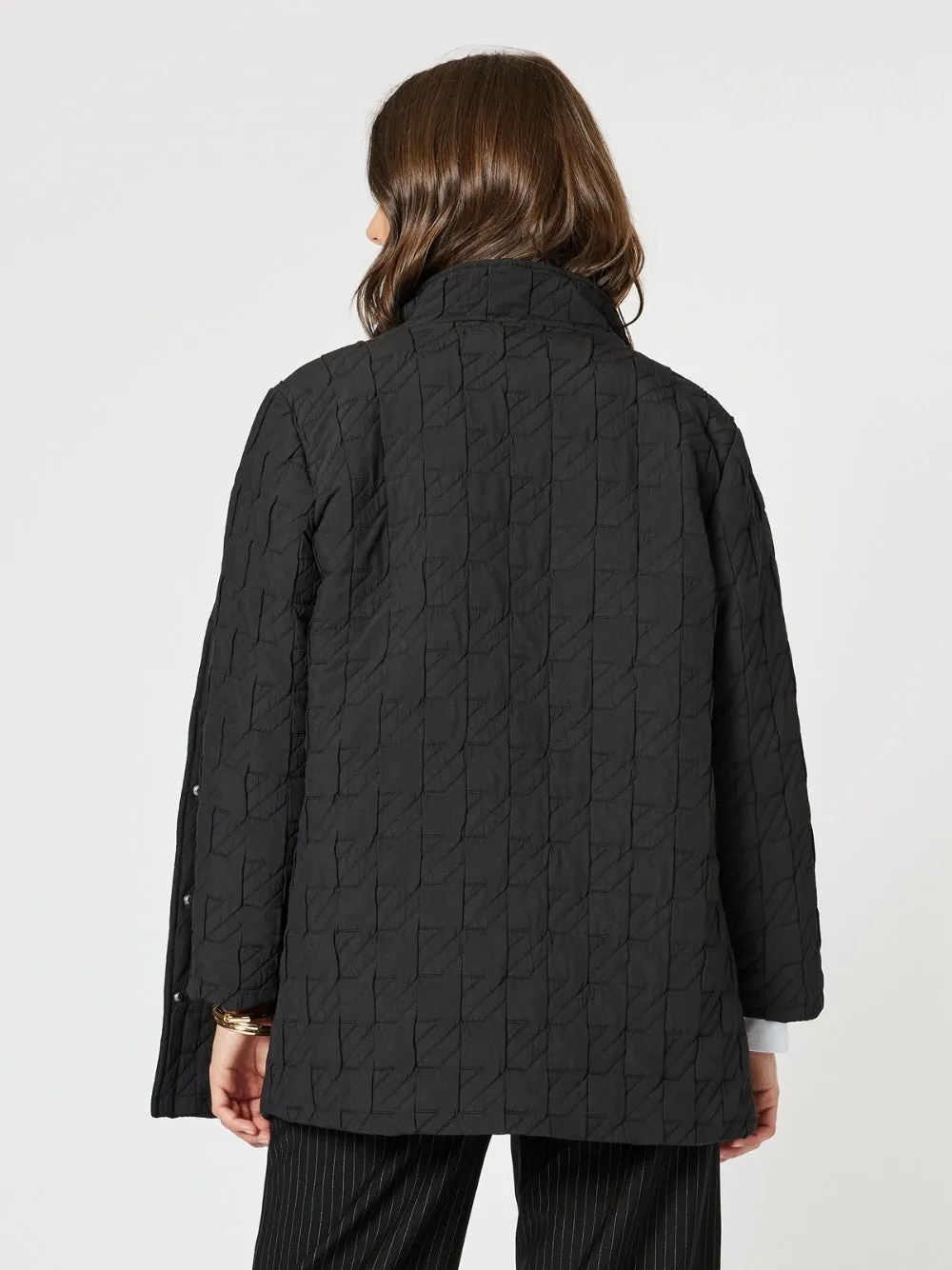 Monet Quilted Jacket - Black