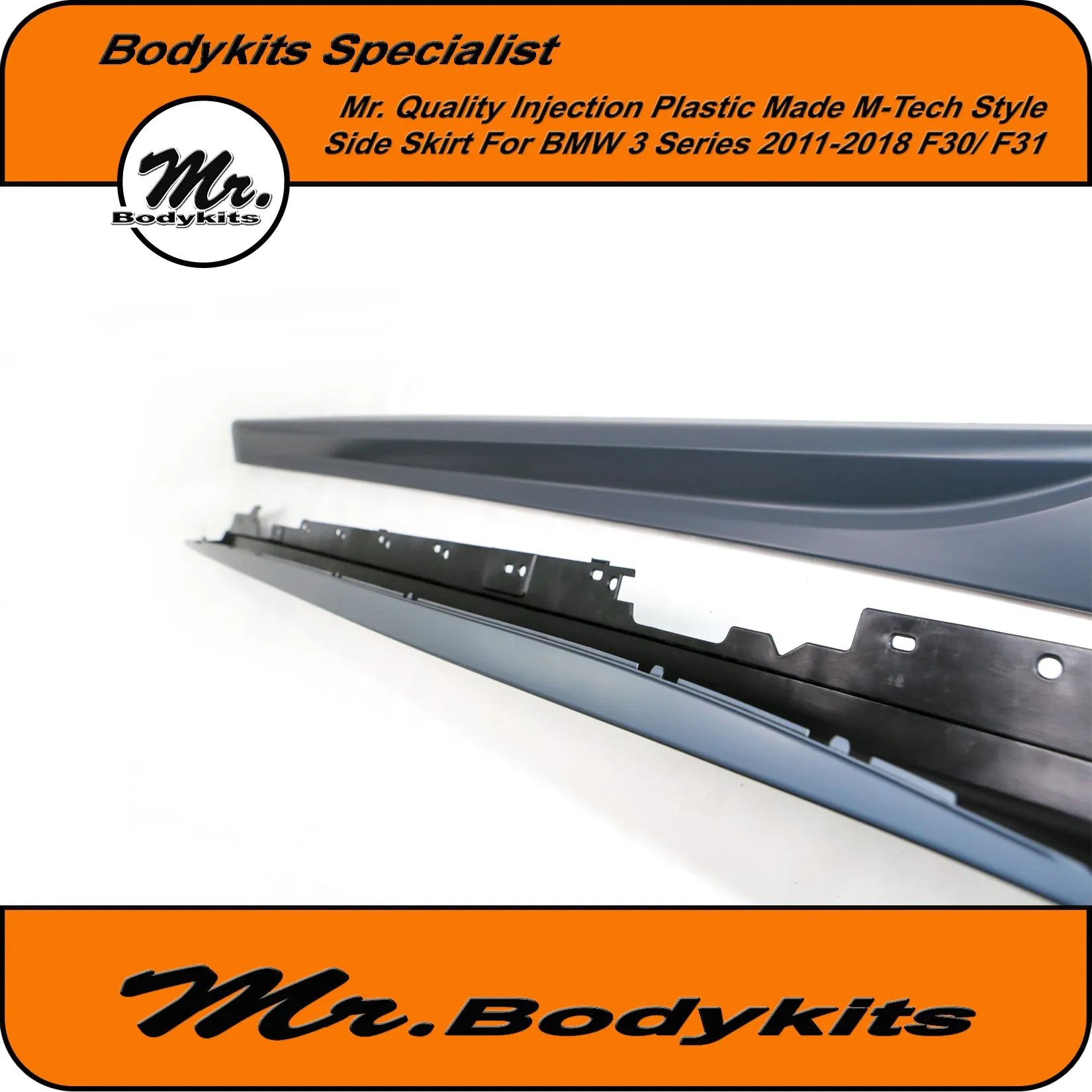 Mr. M-Tech Style Plastic Side Skirt For BMW F30/31 2011-2018 Sedan/Wagon 3 Series