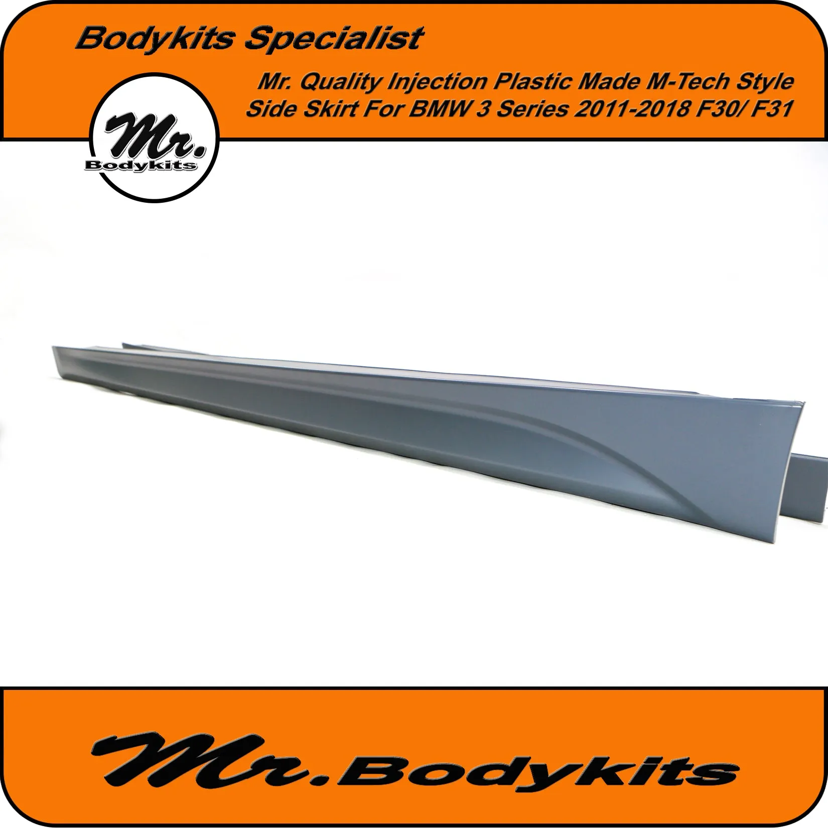 Mr. M-Tech Style Plastic Side Skirt For BMW F30/31 2011-2018 Sedan/Wagon 3 Series