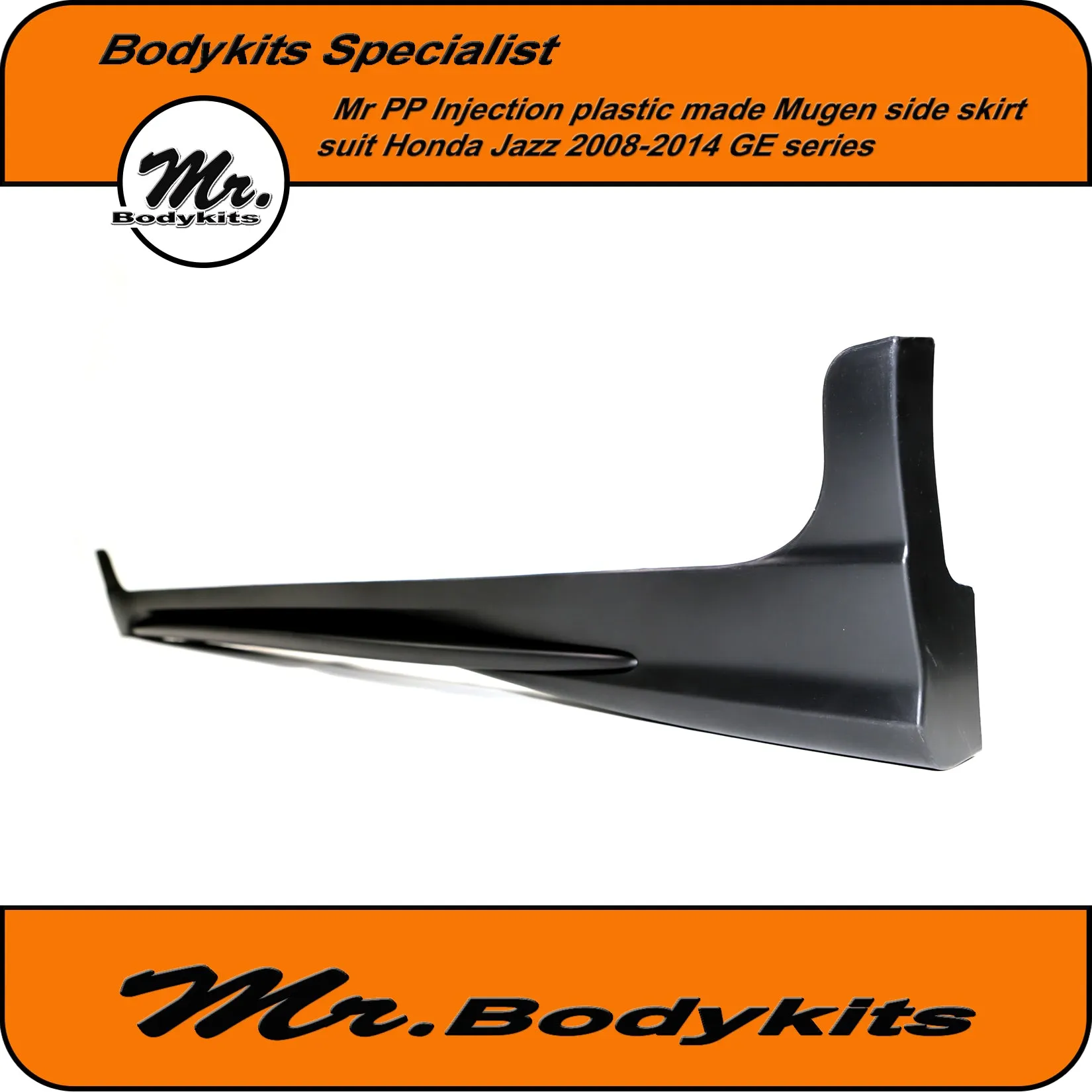 Mr Plastic Mugen Side Skirt Suit Honda Jazz 2008-2014 GE Series, Great Fitment