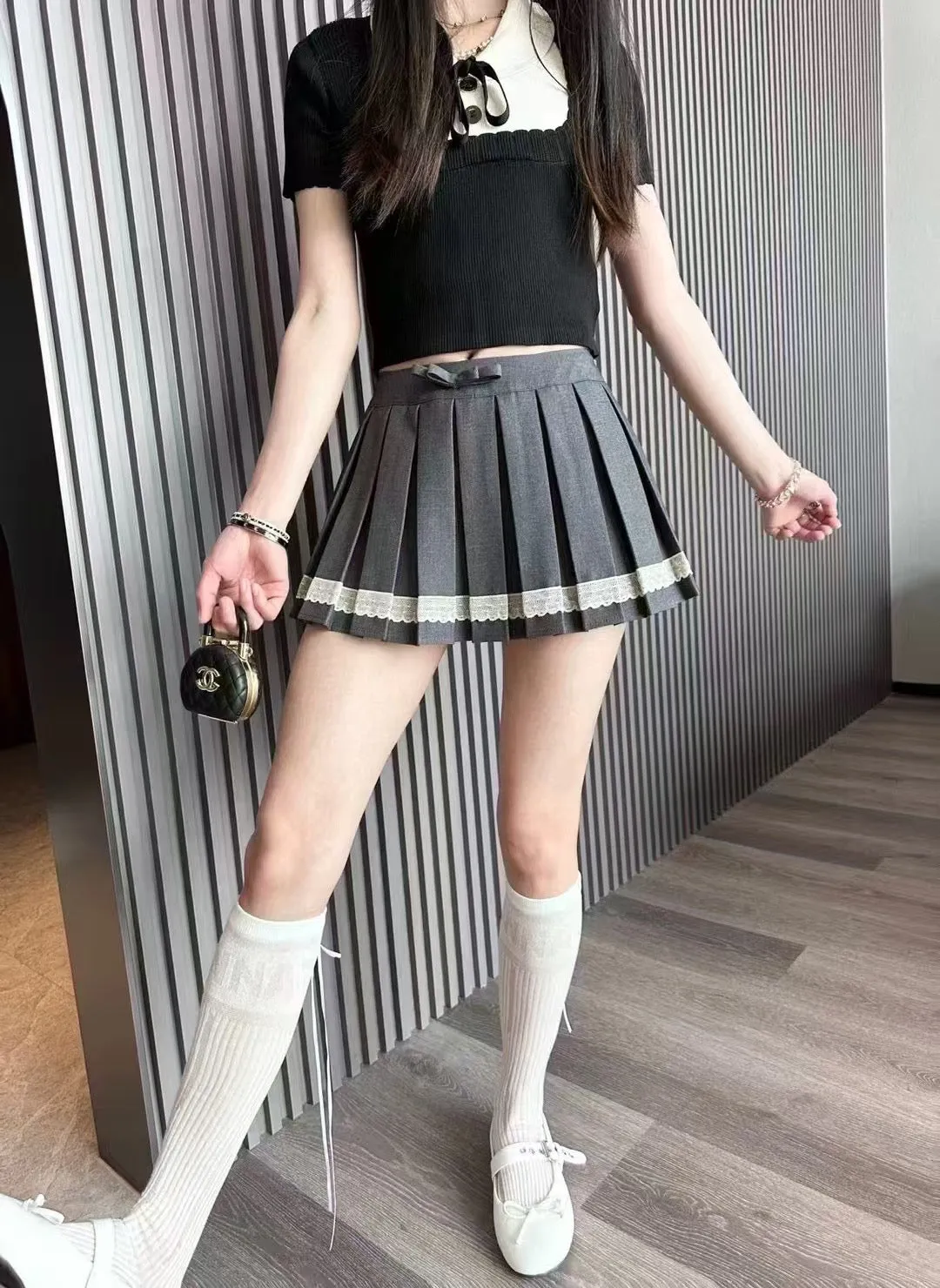 MU 25 new pleated skirt