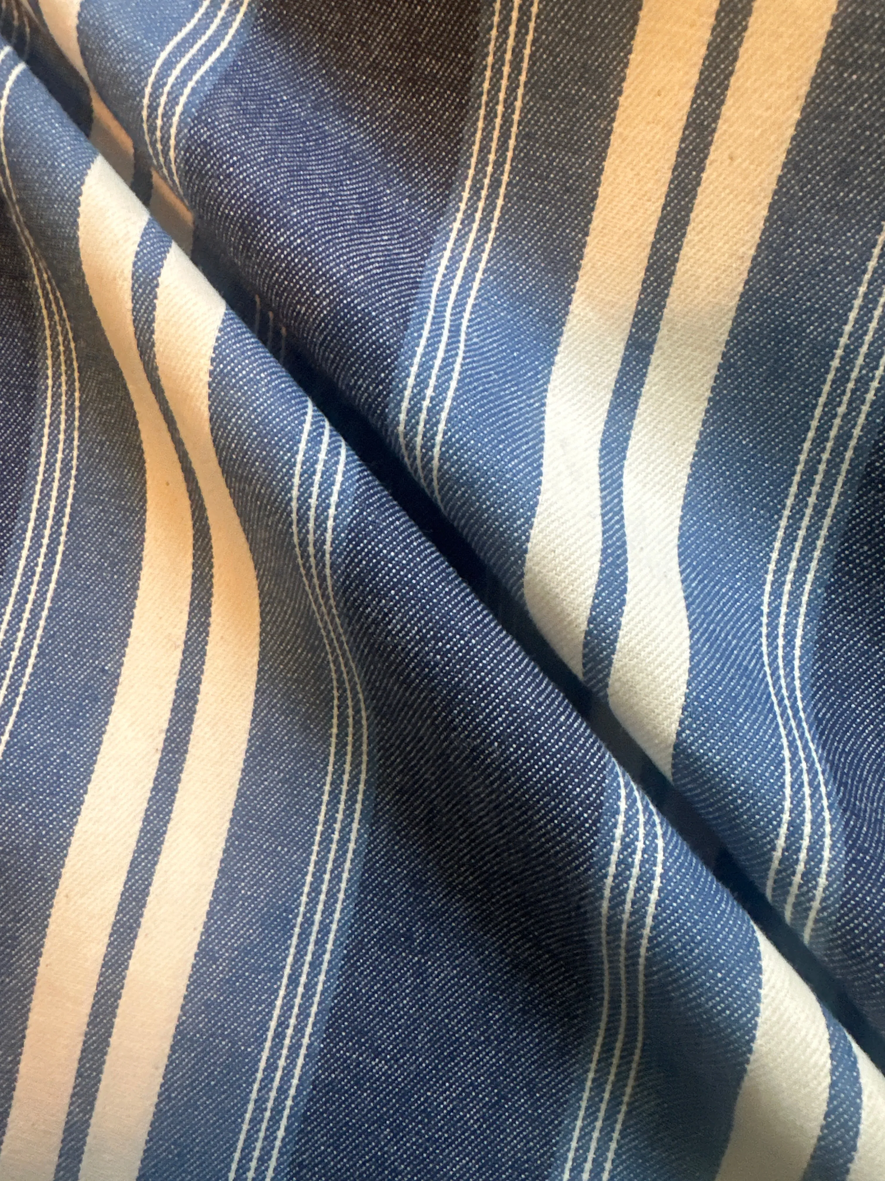 Multi-Striped Denim