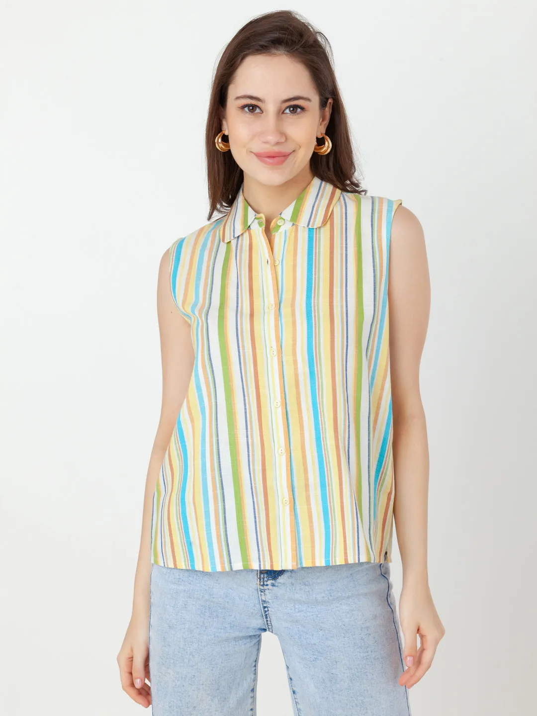 Multi Striped Regular Top