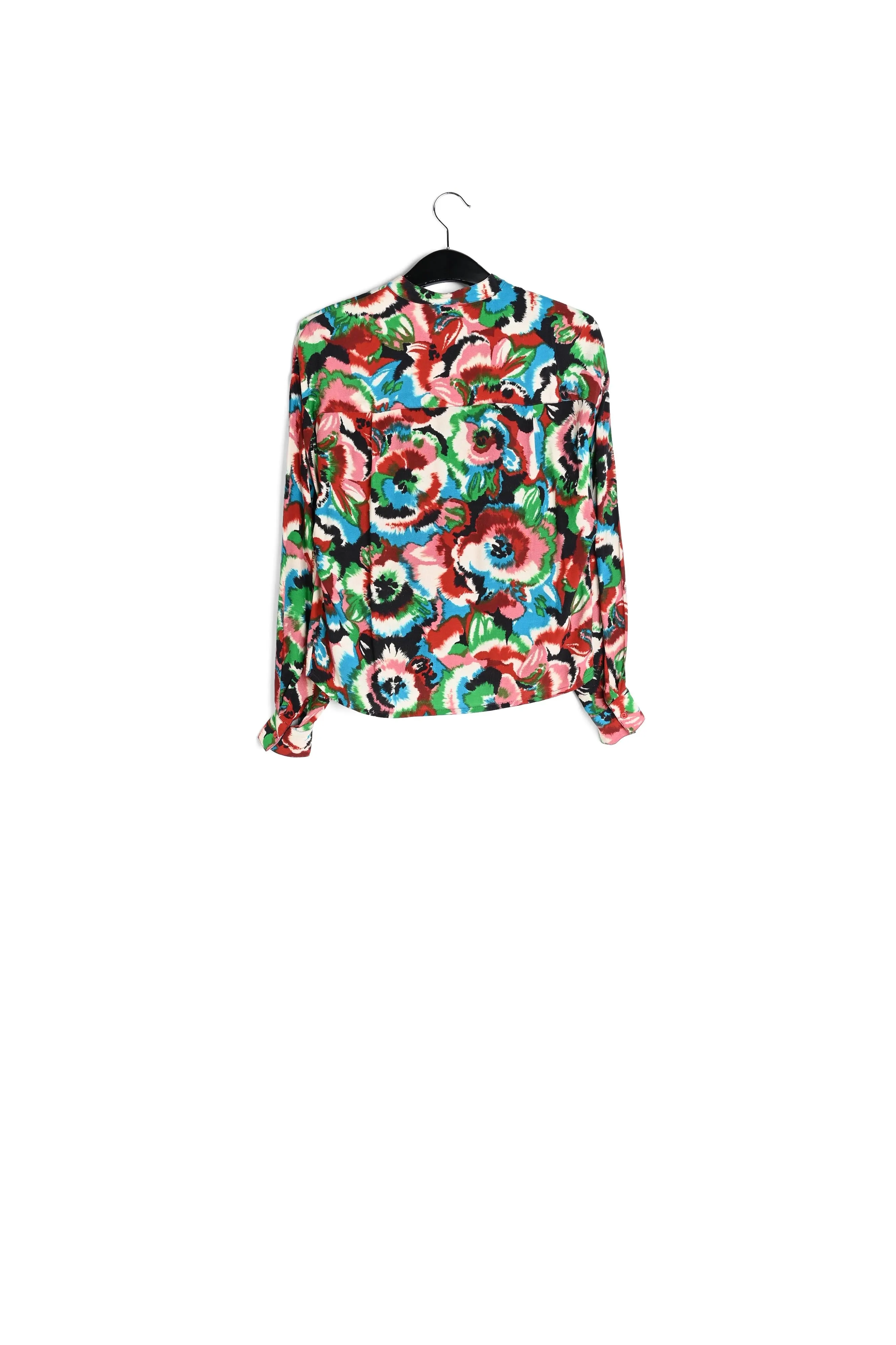 Multicolor floral-print shirt