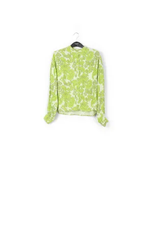 Multicolor floral-print shirt