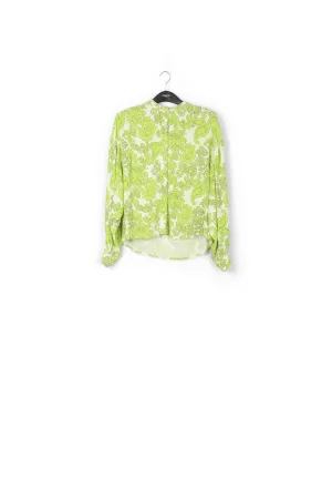 Multicolor floral-print shirt
