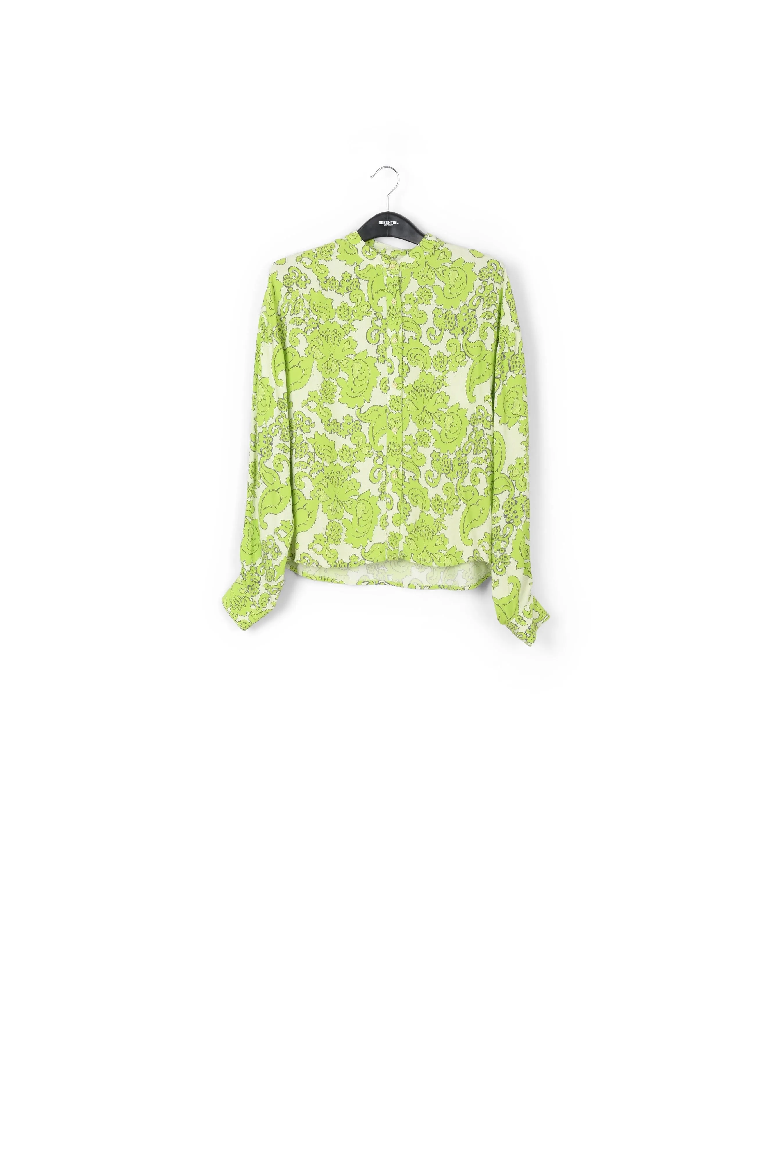 Multicolor floral-print shirt