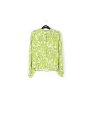 Multicolor floral-print shirt