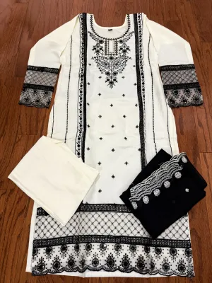 Muslin Kurti Pant Dupatta Set